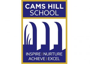 Cams square logo white border